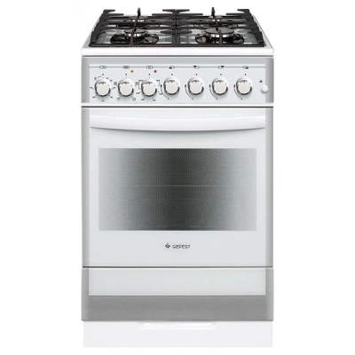 Плита газовая GEFEST 5502-02 0042 белый, 50x58.5x85 см, конфорок 4, духовка 52 л