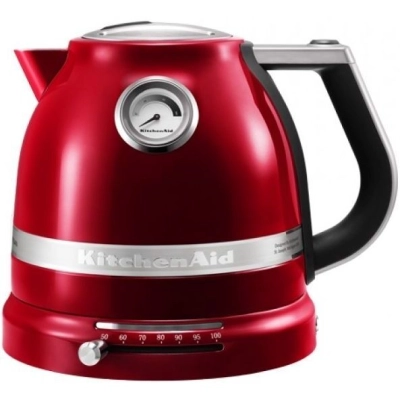 Чайник электрический KitchenAid 5KEK1522ECA серебристый матовый/карамельное яблоко
