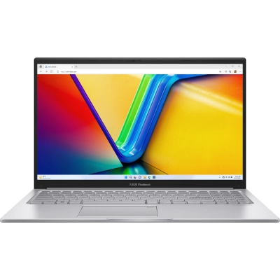 Ноутбук ASUS VivoBook 15 X1504VA-BQ4056 (90NB13Y2-M01PW0-Win11Pro) Core 5 120U 16Gb SSD 512Gb Intel Graphics 15,6 FHD IPS 42Вт*ч Серебристый