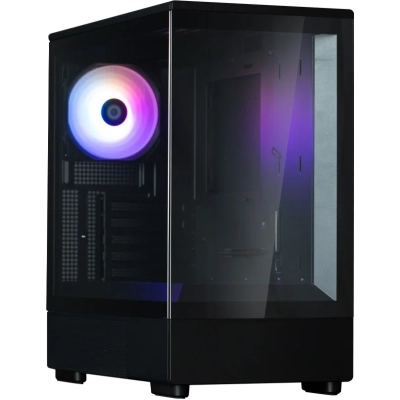 Корпус ZALMAN P10, mATX, Black, Window, 2x3.5, 3x2.5, 1xUSB Type-C, 1xUSB3.0, Rear 1x120mm ARGB
