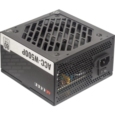 Блок питания Accord ACC-W500P ATX 500W 80 Plus White (20+4pin) 120mm fan 6xSATA