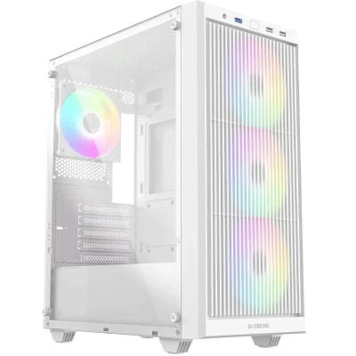 Корпус ID-Cooling Ware 310 ARGB White ATX/​ win TG/​ 4 fans/​ Type C/​ CPU 160mm/​ GPU 320mm/​ no PSU