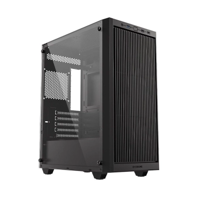 Корпус ID-Cooling Ware 300 Black mATX/​ win TG/​ no fan/​ Type C/​ CPU 160mm/​ GPU 320mm/​ no PSU