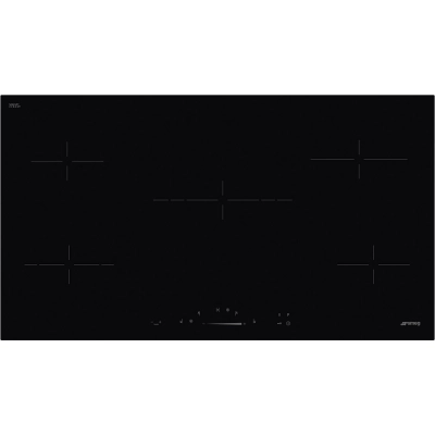 Варочная панель SMEG SE495ETD 90см, ультранизкий профиль, Compact Slider, 5 зон, черный