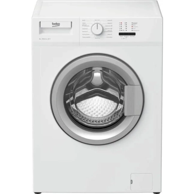 Стиральная машина Beko WRS54P1BSW белая, фронтальная, 85x60x37см, макс.:5кг, 15 программ, классы А/​А/​D, дисплея - нет