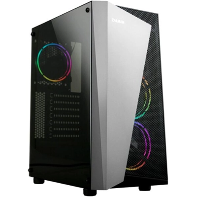 Корпус Zalman S4 Plus черный без БП ATX 5x120mm 2xUSB2.0 1xUSB3.0 audio bott PSU