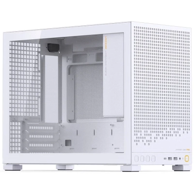 Корпус JONSBO D32 Pro White без БП, боковая панель из закаленного стекла, mini-ITX, micro-ATX, белый