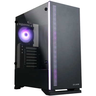 Корпус Zalman S5 черный без БП ATX 6x120mm 2x140mm 2xUSB2.0 1xUSB3.0 audio bott PSU