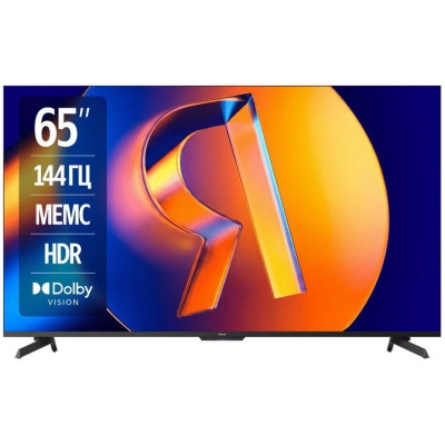 Телевизор 65 YANDEX ТВ Станция MiniLED с Алисой YNDX-00098 черный 3840x2160, 4K Ultra HD, 120 Гц, Wi-Fi, Smart TV, Яндекс ТВ