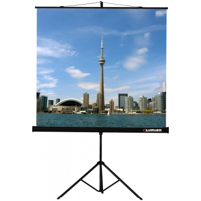 [LEV-100107] Экран на штативе Lumien Eco View 180x180см (раб.область 174х174 см) Matte White 1:1