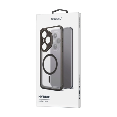 Чехол Matte Hybrid Case для Xiaomi POCO F9 Ultra c MagSafe черный