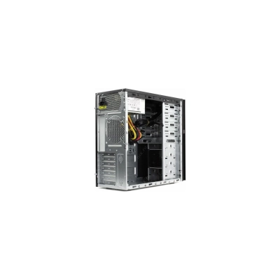 Корпус POWERMAN BA833BK (6125674) ATX, 600W PM-600ATX-F, USBx2 + Audio, черный