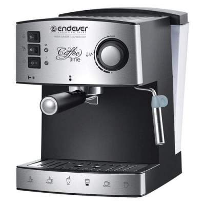 Кофеварка Endever Costa 1060 черный/стальной
