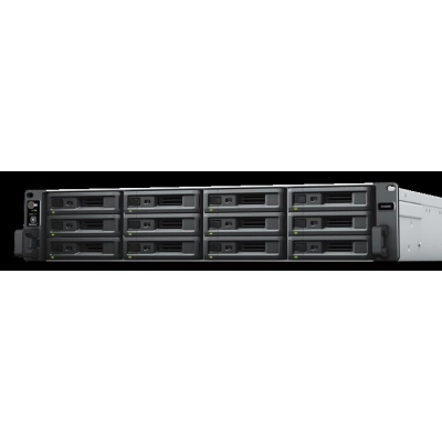 NAS Synology Rack 2U Unified DualCont Array (QC2,4GhzCPU/​8Gbupto64/​2x1GbE+1x10GbERJ45(+1xExpSlot) per contr)NoHDD(upto12 2,5/​3,5SASupto36with 2xRXD1