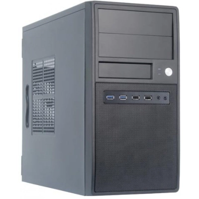 Корпус CHIEFTEC MESH CT-04B-OP без БП, черный, mATX