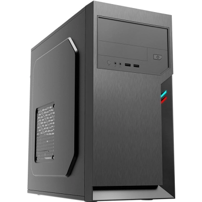 Корпус FL-702-FZ450, mATX, БП 450W, 1x5.25EXT, 1x3.5EXT, 2x3.5INT, 2xUSB2.0, HDA, w/​o FAN, w/​1.2m EU pwr cord