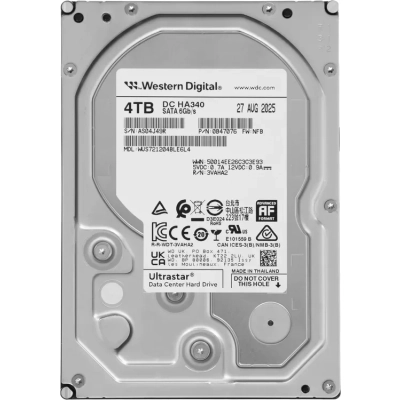 HDD WESTERN DIGITAL DC HA340 WUS721204BLE6L4_0B47076 SATA 4TB 7200RPM 6GB/S 256MB