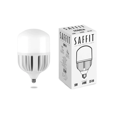 Лампа светодиодная SAFFIT SBHP1150 (55144) 150W 230V Е27-E40 6400K T160