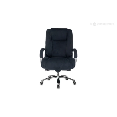 Кресло руководителя Бюрократ T-9925SL Fabric черный Holland 75 крестов. металл хром