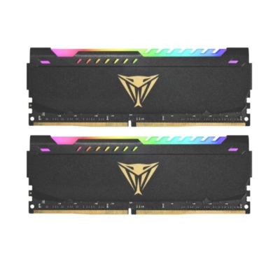 ОЗУ Patriot Memory DDR 4 DIMM 32Gb (16Gbx2) PC28800, 3600Mhz, CL20, PATRIOT Viper Steel RGB Kit (PVSR432G360C0K) (retail)