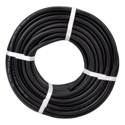 Рукав кислородный Krass D 6,3 2921021SB черный, 40 м, 3 кл,