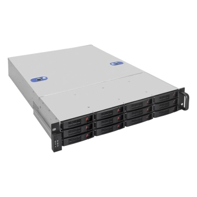 Корпус ExeGate Pro 2U660-HS12 EX292490RUS RM 19, высота 2U, глубина 660, без БП, 12xHotSwap, USB