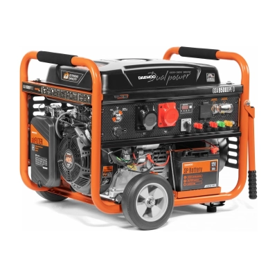 Генератор бензиновый DAEWOO GDA 9500DPE-3 с функцией Dual Power