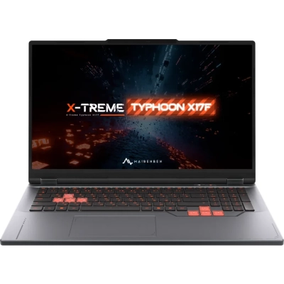 Ноутбук Maibenben X17F-R989560F34HG4E10-Win11H Ryzen 9 8940HX 16Gb SSD512Gb Nvidia GeForce RTX 5060 8Gb 17.3 IPS FHD (1920x1080)grey WiFi BT Cam 5200