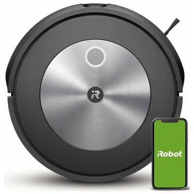 Пылесос-робот Irobot Roomba J7 J715840 RND черный/черный 60Вт