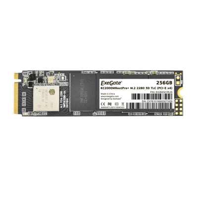 SSD ExeGate EX282321RUS KC2000MNextPro+ 256 Gb M.2 2280 3D TLC PCI-E x4
