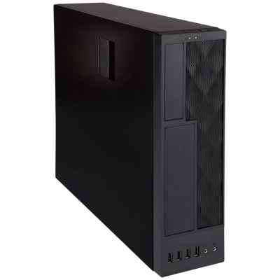 Корпус INWIN CE052S (6119246) BL USB3.0 Desktop, Micro ATX /​ Mini-ITX, 300W S300FF7-0 Haswell support, USB 3.0 x 2, USB 2.0 x 2, HD Audio, черный Slim