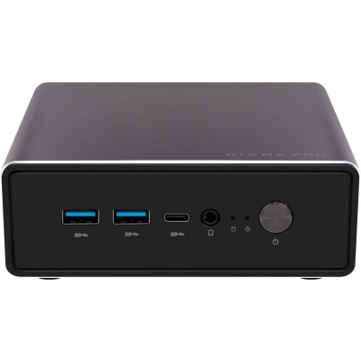 Неттоп Digma Pro Minimax (DPP3-8CXW01) U1 i3 1215U (1.2) 8Gb SSD256Gb UHDG CR Win 11 Pro GbitEth 60W темно-серый/черный