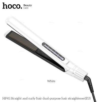 Выпрямитель HOCO HP41 (белый) EU, 6 уровней температуры, 120-230 ℃