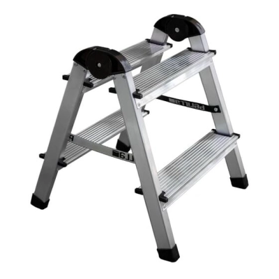 Лестница-стремянка двухсторонняя Perilla 111402 алюминевая 2-х ступенчатая