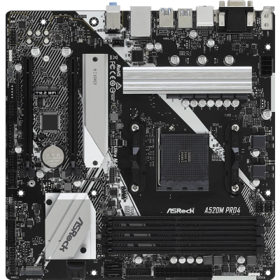 MB sAM4 Asrock A520M PRO4