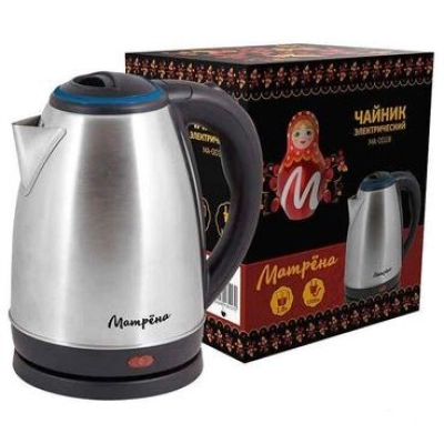 Чайник Матрёна MA-001 нержавейка голубой
