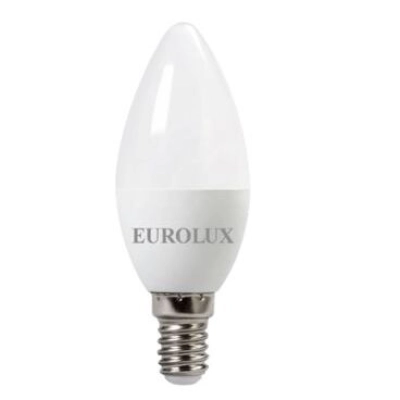 Лампа светодиодная Eurolux LL-E-C37-7W-230-2,7K-E14