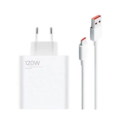 СЗУ Xiaomi 120W GaN 1 USB-A Charger set with cabel Type-C EU
