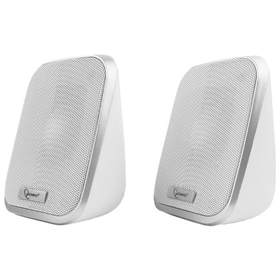 Gembird SPK-100-W, белый, 6 Вт, регулятор громкости, USB-питание