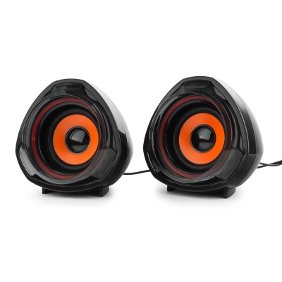 Gembird SPK-105, черный, 5 Вт, регулятор громкости, USB-питание