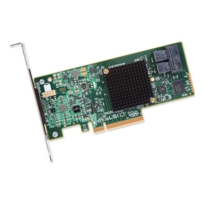 Контроллер HBA LSI (LSI00344) 9300-8i, 12Gb/​s, SAS/​SATA 8-port int, PCI-E 3.0