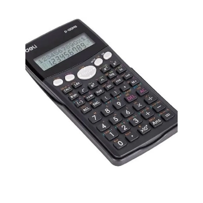 Калькулятор научный Deli ED-100MS черный 12-разр.