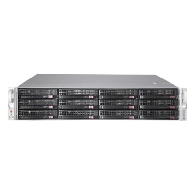 Корпус Supermicro (CSE-826BE1C-R920LPB) 2U, MB E-ATX 13.68x13, ATX 12x13, 12x10, 12x3.5 hot swap SAS3/​SATA, SAS3 12Gbps single-expander backpla