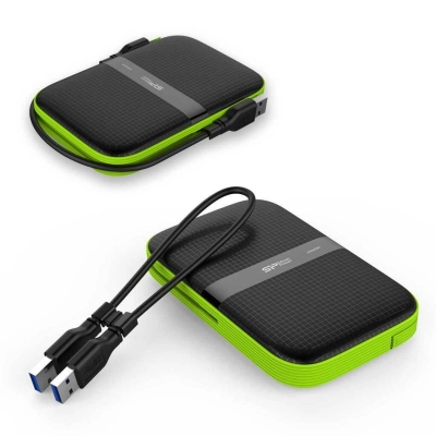 Внешний жесткий диск 5TB Silicon Power Armor A60, 2.5, USB 3.1, Черный