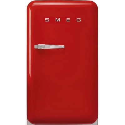 Холодильник SMEG FAB10RRD6 отдельностоящий, стиль 50-х, однокамерный, внутренняя морозильная камера, объем 122л, стандартный компрессор