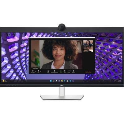 Монитор DELL P3424WEB/34/IPS/3440x1440 21:9/60 Hz/300/1000:1 Matte/5 мс/да/черный/серебристый/12 кг
