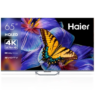 65 Телевизор Haier Smart TV S4 серый 3840x2160, 4K Ultra HD, 60 Гц, Wi-Fi, Smart TV, Android TV