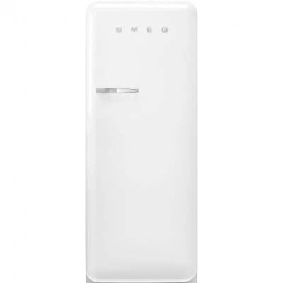 Холодильник SMEG FAB28RWH6 отдельностоящий, стиль 50-х, однокамерный, внутренняя морозильная камера, объем 270л, инверторный компрессор, энергоэффект