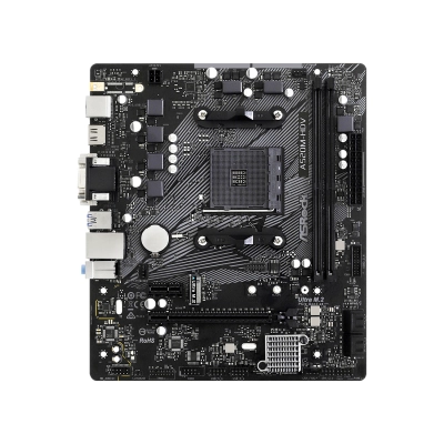 MB sAM4 ASRock A520M-HDV, AMD A520, 2xDDR4-3200, D-SUB+DVI-D+HDMI, 1xPCI-Ex16, 1xPCI-Ex1, 4xSATA3(RAID 0/1/10), 1xM.2, 8 Ch Audio, GLan, (2+4)xUSB2.0, (4+2)xUSB3.2, 1xPS/2, mATX, RTL