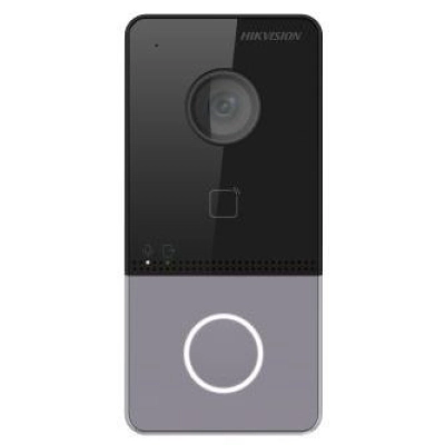 Видеопанель Hikvision DS-KV6103-PE1 CMOS серый